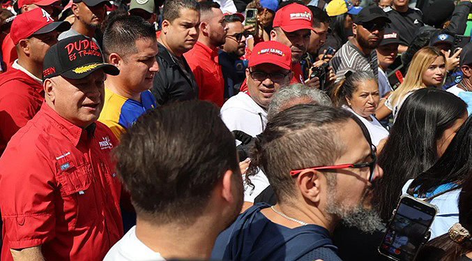 Diosdado Cabello pide unión y apoyo «constante» para Delcy Rodríguez en Venezuela