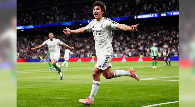 Gonzalo García brilla con un triplete para el Real Madrid en la goleada 5-1 sobre el Betis
