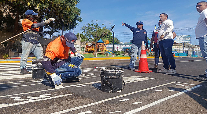 IMTCUMA ejecuta trabajos de demarcación vial en la calle 71
