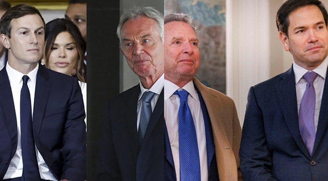 Tony Blair, Marco Rubio, Steve Witkoff y Jared Kushner formarán la Junta Ejecutiva de Gaza