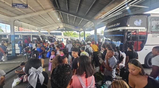 Movilización de pasajeros en Monagas aumentó más del 30 % en el inicio de año