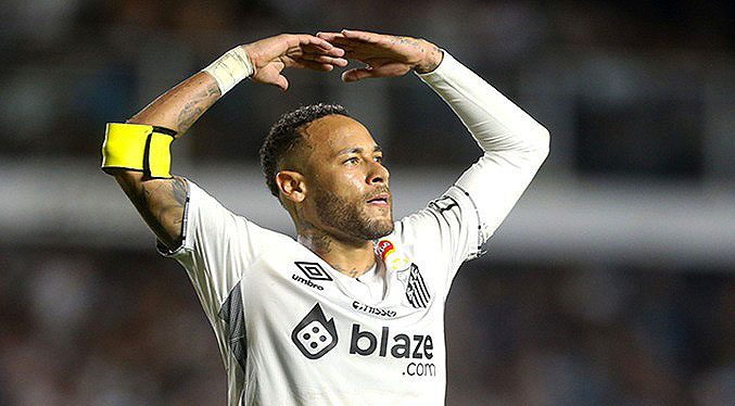 Neymar confía en una temporada «muy increíble» con el Santos