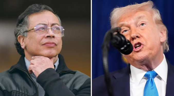 Trump confirma diálogo con Petro: Fue “un gran honor” hablar con el presidente colombiano