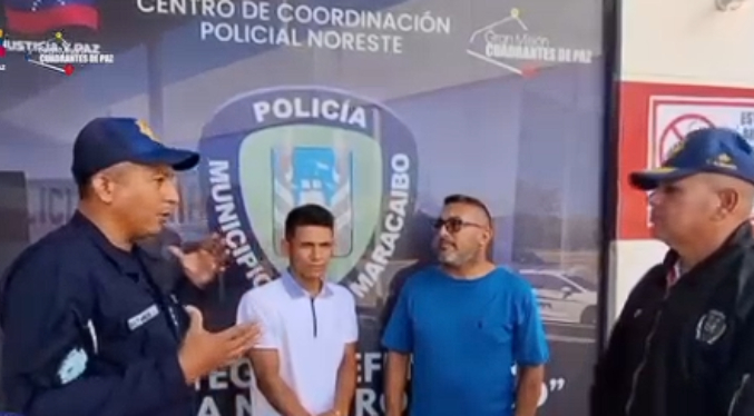 Policía de Maracaibo interviene en incidente con ciudadano en la Vereda del Lago
