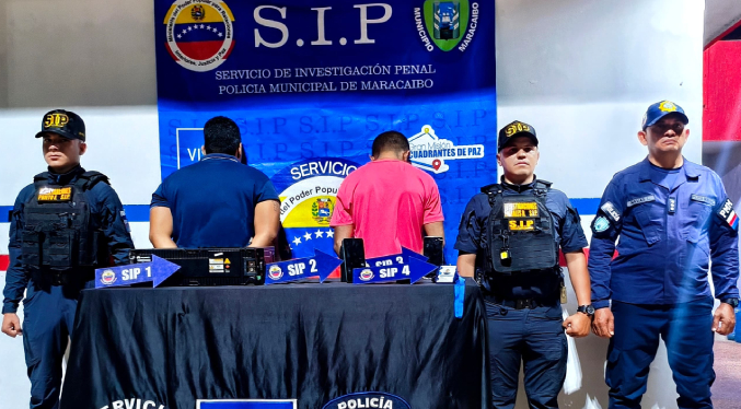 Polimaracaibo aprehendió a dos ciudadanos por hurto de batería de la sede del Tranvía de Maracaibo