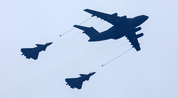 China moviliza fuerzas para vigilar vuelos militares de EEUU en mar Amarillo