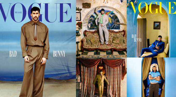 Bad Bunny conquista la portada de Vogue Brasil