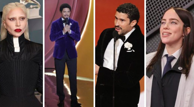 Bad Bunny, Billie Eilish y Trevor Noah desafían a Trump y al ICE en Los Grammy