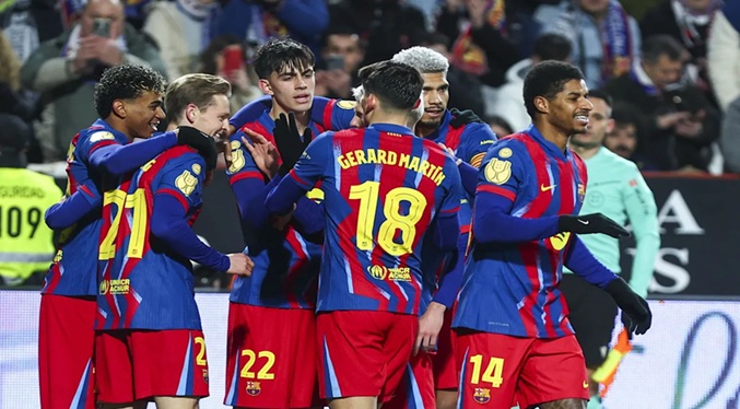 Barça, a semifinales con susto final en la Copa del Rey