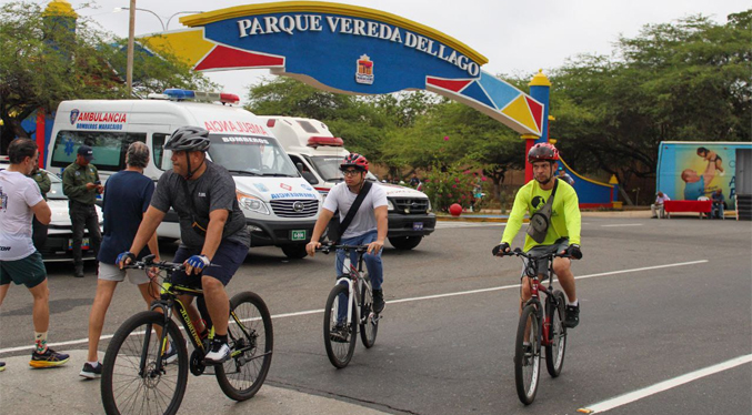Ana Clara de Di Martino: “Más de mil participantes activos hoy en la ciclovía”