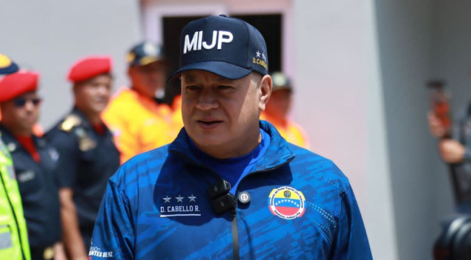 Ministro Cabello aseguró que Venezuela tiene el índice más bajo de víctimas por cada 100 mil habitantes