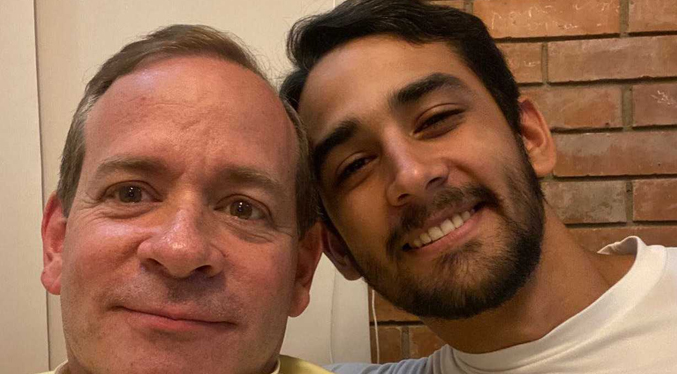 Juan Pablo Guanipa recibe visita de los hijos: «Está firme y fuerte»