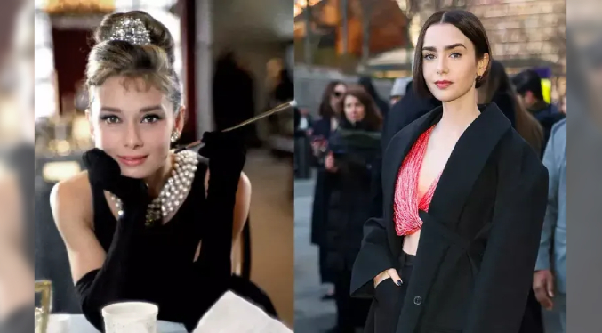 Lily Collins interpretará a Audrey Hepburn en una película sobre el rodaje de “Breakfast at Tiffany’s”