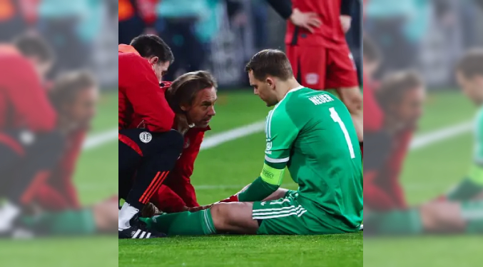 Bayern Munich se queda sin su portero Neuer, lesionado en un gemelo