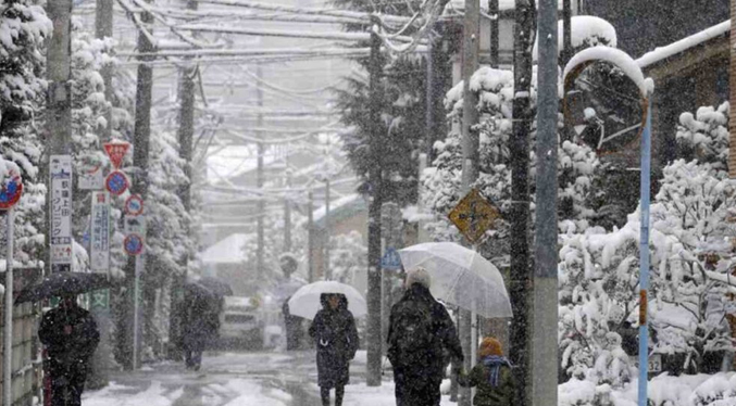 Un total de 46 fallecidos y más de medio millar de heridos por nevadas en Japón