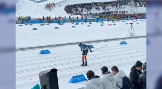 Venezolano Nicolás Claveau hizo su debut en los Juegos Olímpicos de Invierno