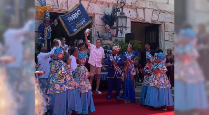 El Rey Momo abre el Carnaval de Río de Janeiro