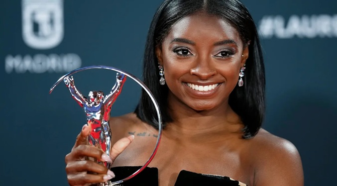 Simone Biles, nueva embajadora de Laureus