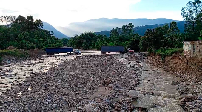 Lluvias en Mérida comprometen el paso por los estados Táchira y Zulia