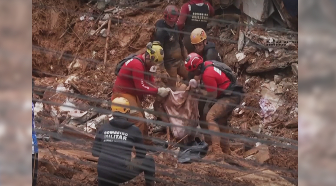 Aumenta a 53 la cifra de fallecidos por lluvias torrenciales al sur de Brasil