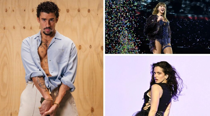 Bad Bunny, Taylor Swift y Rosalía galardonados en los Premios Odeón en España