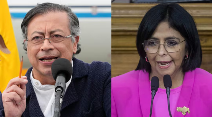 Reunión con Petro, el estreno internacional de Delcy Rodríguez tras dos meses en el poder