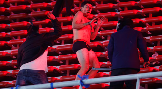 Más de 70 detenidos durante un partido de la Copa Sudamericana