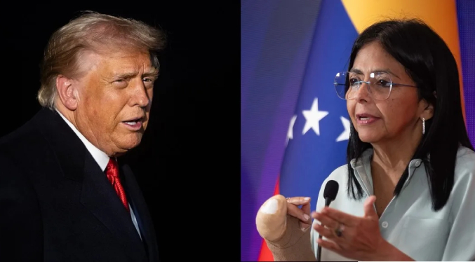 Trump reconoce formalmente al Gobierno de Delcy Rodríguez en Venezuela
