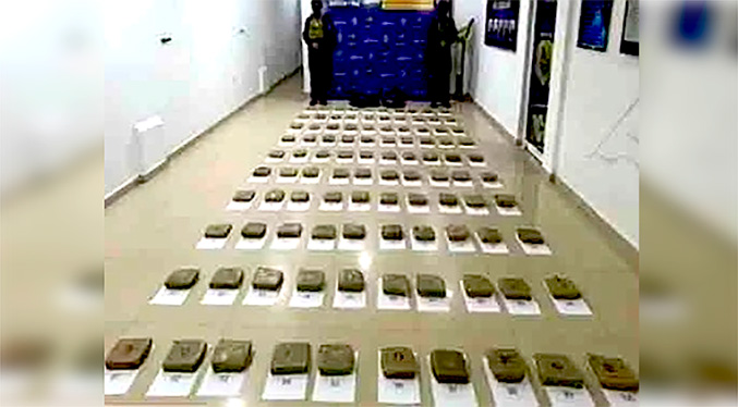 Incautan 60 kilos de marihuana en Anzoátegui