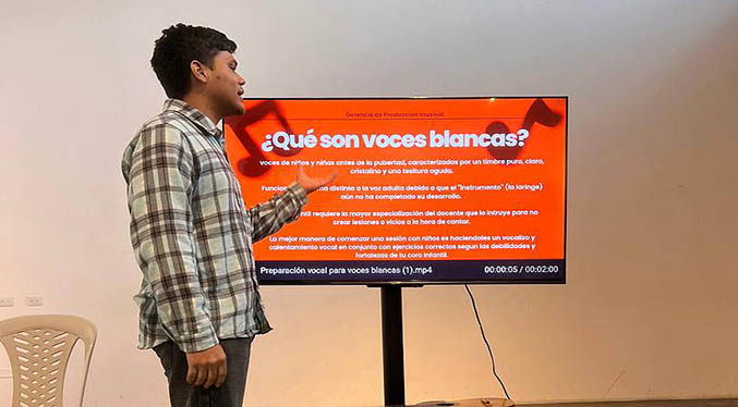 IMGRA dicta taller sobre manejo de “voces blancas» para sus instructores