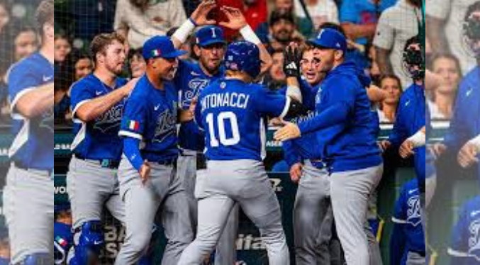 Italia da la sorpresa al derrotar a EEUU y lidera el Grupo B del Clásico Mundial de Béisbol