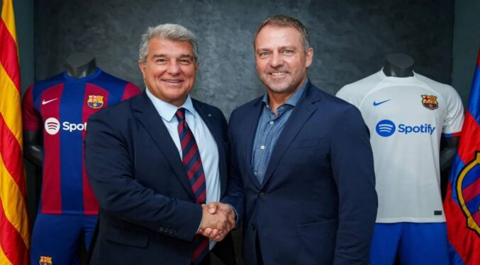 Laporta espera anunciar pronto la renovación de Flick