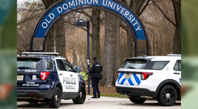 Militares que estudiaban en Universidad Old Dominion sometieron y mataron a un atacante armado