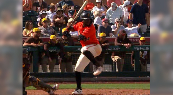 Aguilucho Osleivis Basabe se faja para regresar a Grandes Ligas