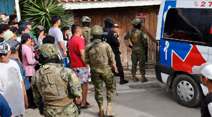 Seis muertos y tres heridos en ataque armado en Ecuador