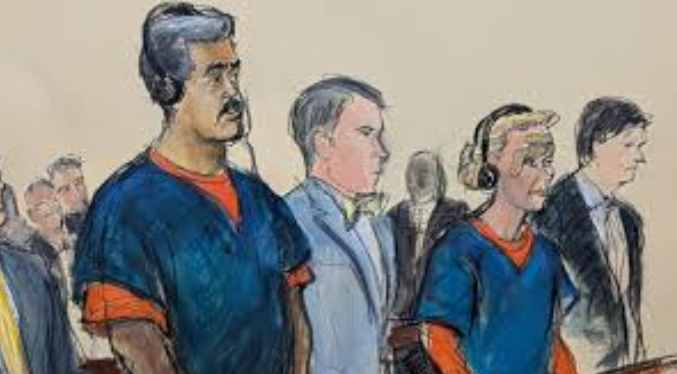 Así se presentó Maduro ante tribunal de Nueva York: «Flaco y sonriente»