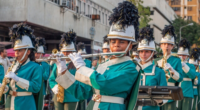 Bandas de marcha venezolanas se preparan para intentar récord Guinness como la más grande del mundo
