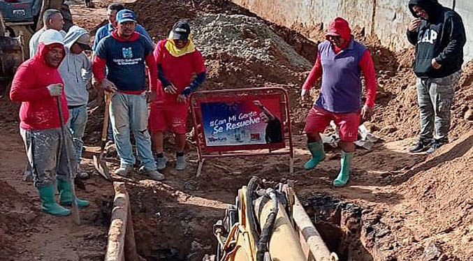 La Alcaldía de Maracaibo sustituye 120 metros lineales de colectores en Circunvalación 2