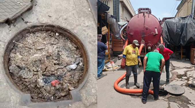 Trabajo de la Alcaldía permite extraer grasa que obstruía alcantarillas en el Callejón de los Pobres