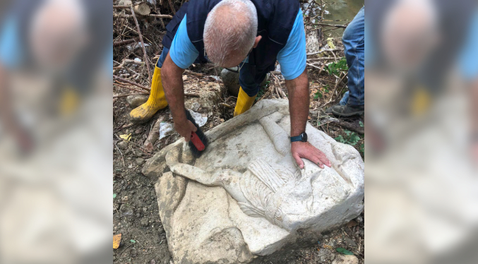 Hallan en el sur de Italia una tumba romana con escenas de gladiadores junto a la Vía Apia