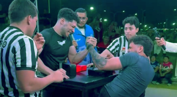 José Camarillo y Jaider Gómez sobresalen en la I Edición de Lucha de Brazos auspiciada por la alcaldía de Maracaibo