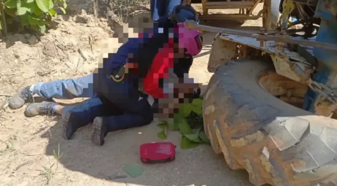 Hombre muere en Cojedes tras volcar en un tractor