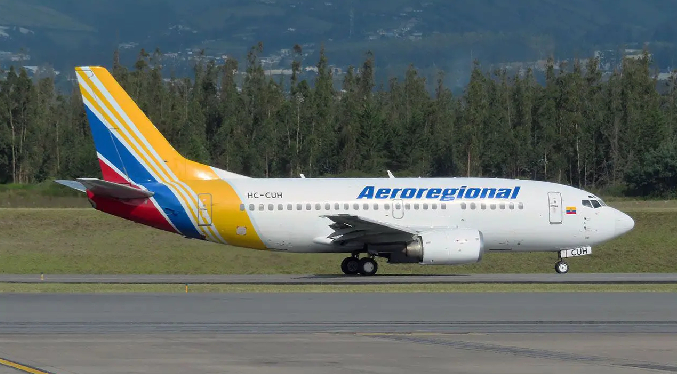 Aeroregional conectará a Maracaibo con Quito desde el 12-May