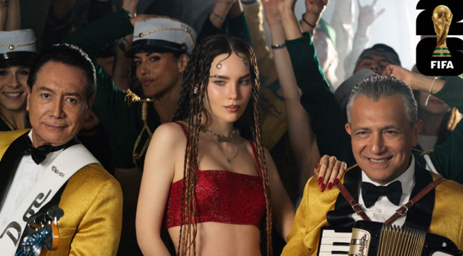 Belinda y Los Ángeles Azules lanzan «Por ella» la cumbia del Mundial 2026