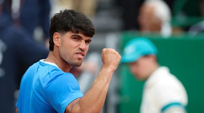 Alcaraz contra Etcheverry y Sinner contra Tomas Machac en octavos de final de Montecarlo