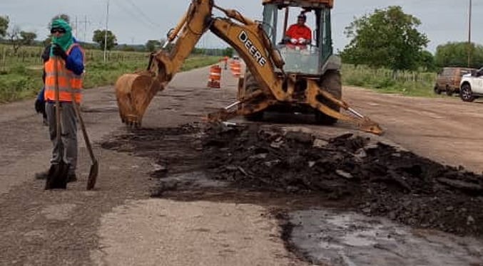 Gobernación del Zulia inicia trabajos de asfaltados en el Km 104 en Machiques