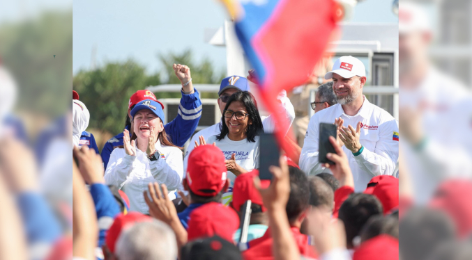 Presidenta Rodríguez lidera encuentro con trabajadores petroleros durante Gran Peregrinación Nacional