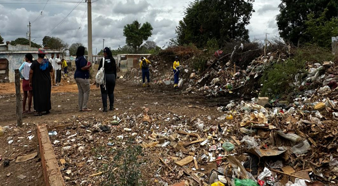 Alcaldía de Maracaibo elimina montaña de desechos en el sector Hato Escondido
