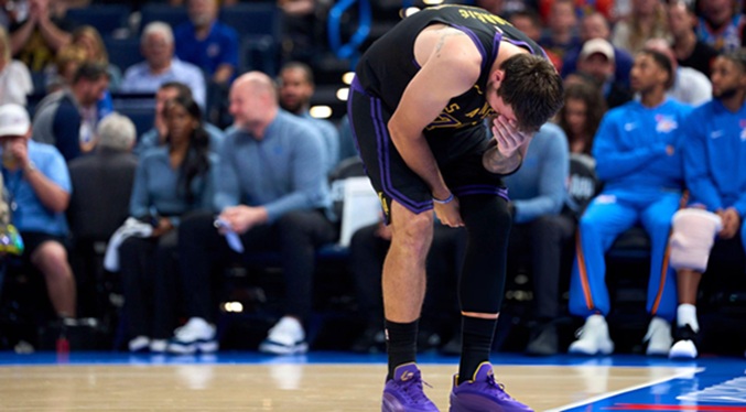 Dončić no tiene una fecha de regreso con los Lakers