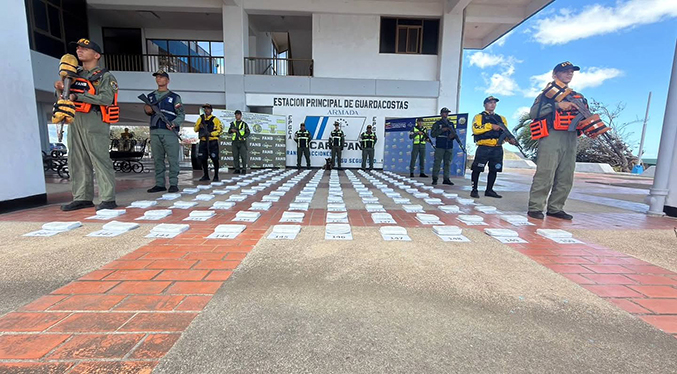 Autoridades incautan 150 paquetes de droga en las costas del estado Sucre